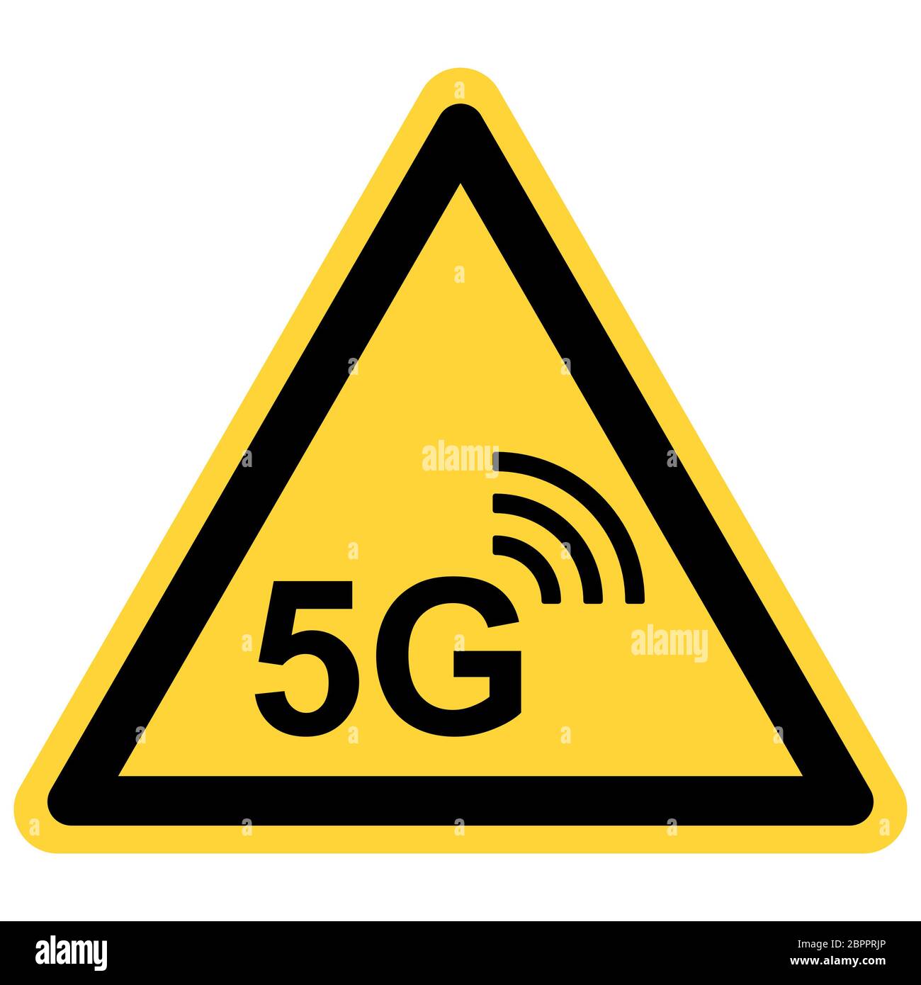 5G wireless and danger sign Stock Photo - Alamy