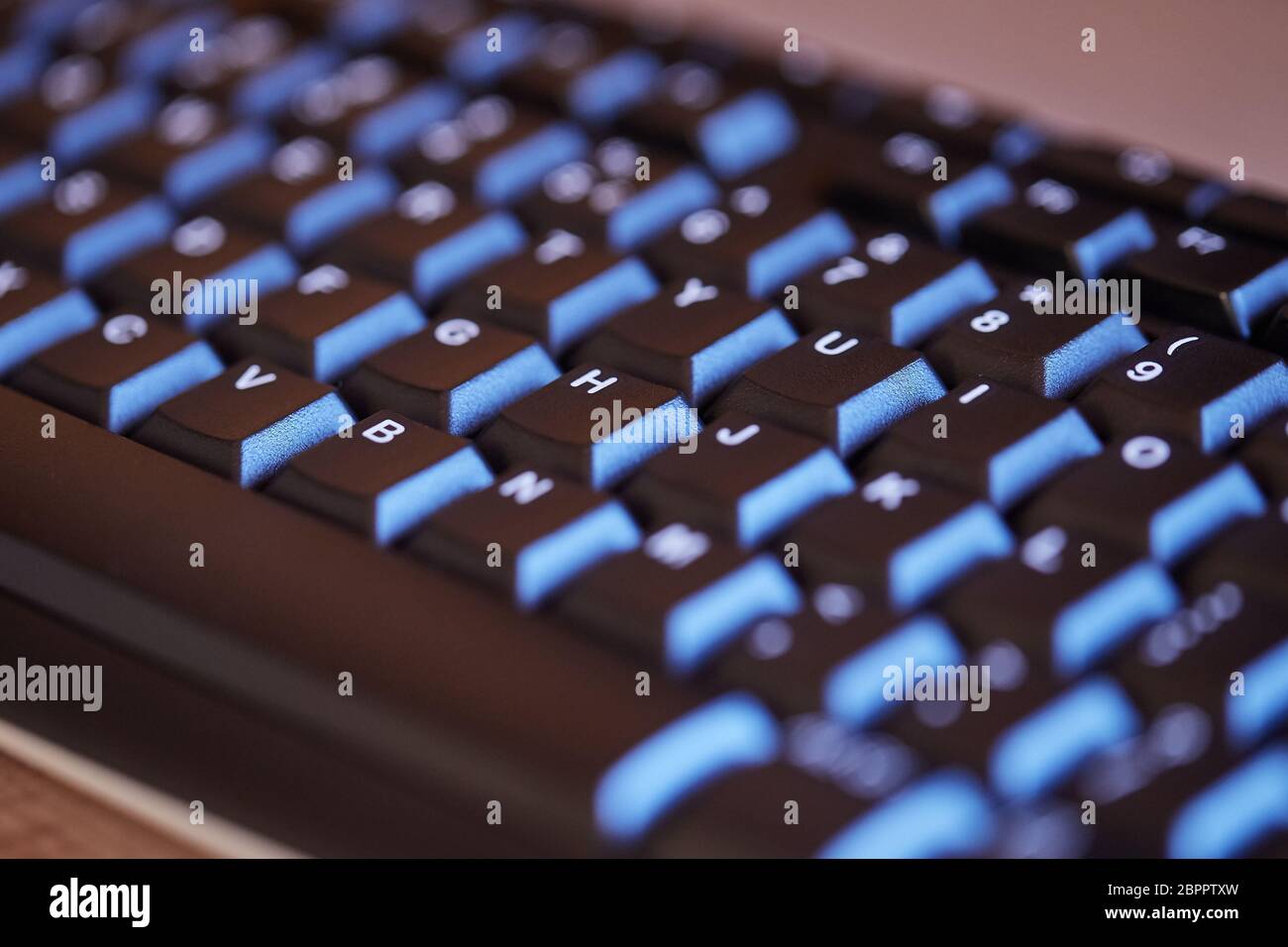 Detail of a black keyboard Stock Photo Alamy