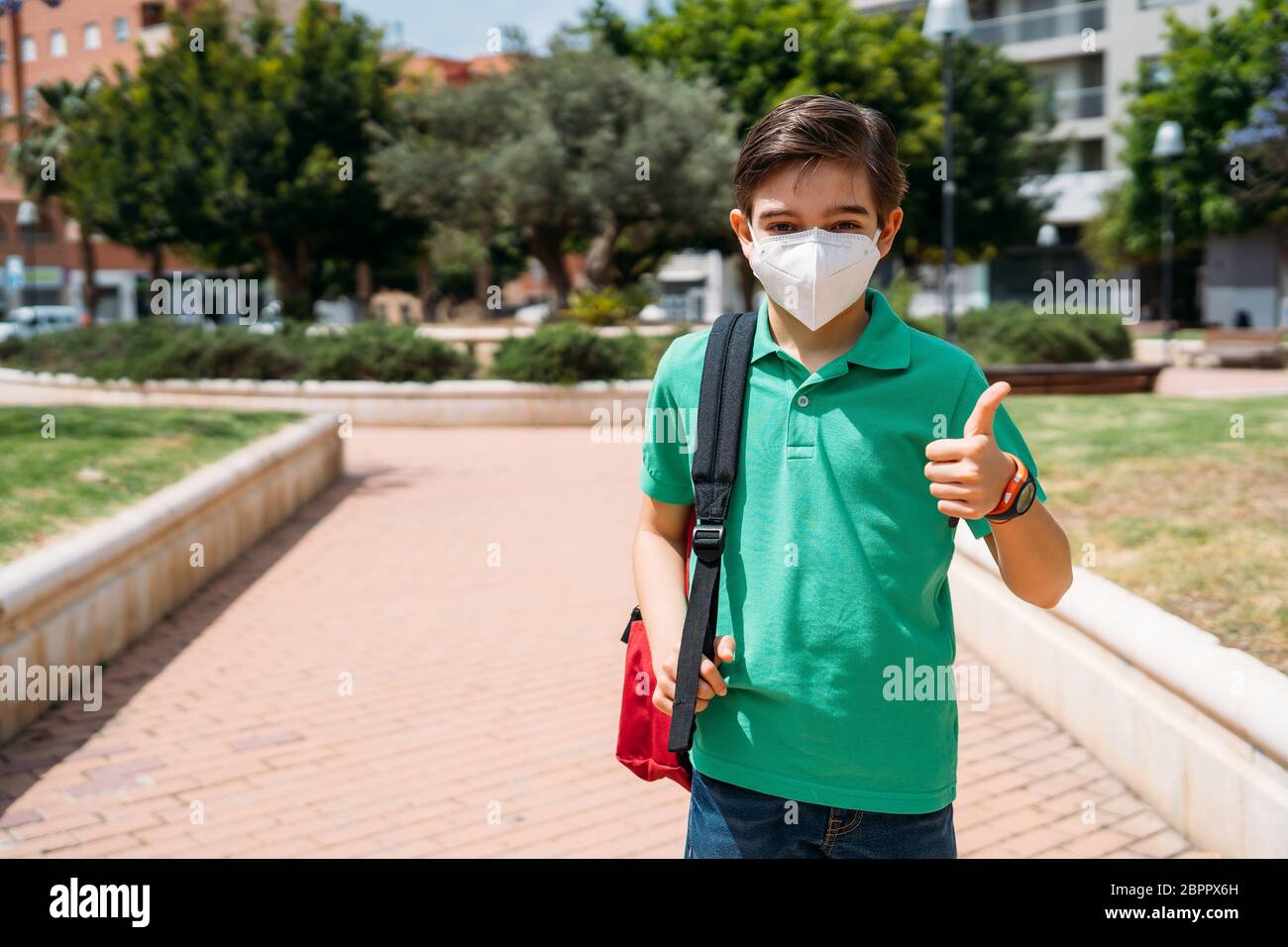 Kids mask school hi-res stock photography and images - Alamy