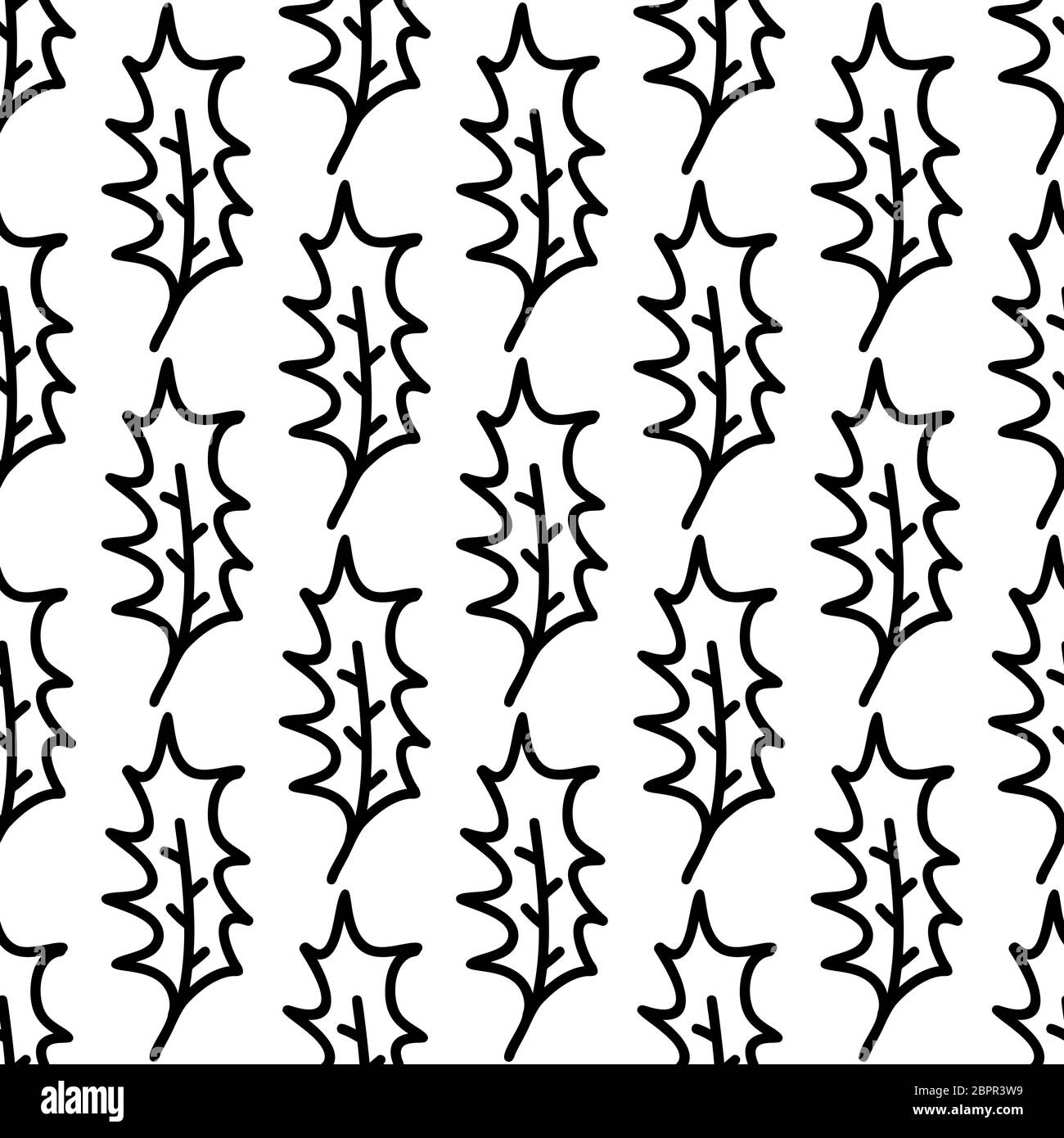 Floral seamless pattern. Isolated on white background. Vector stock ...