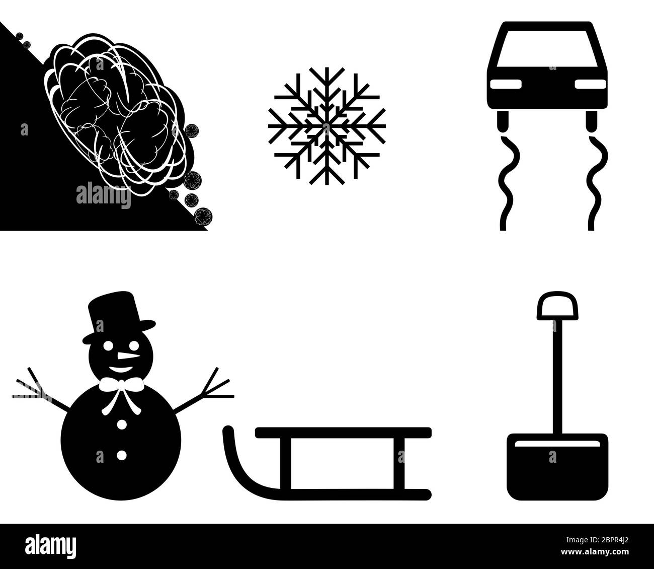 Season winter slippery slope hi-res stock photography and images - Alamy