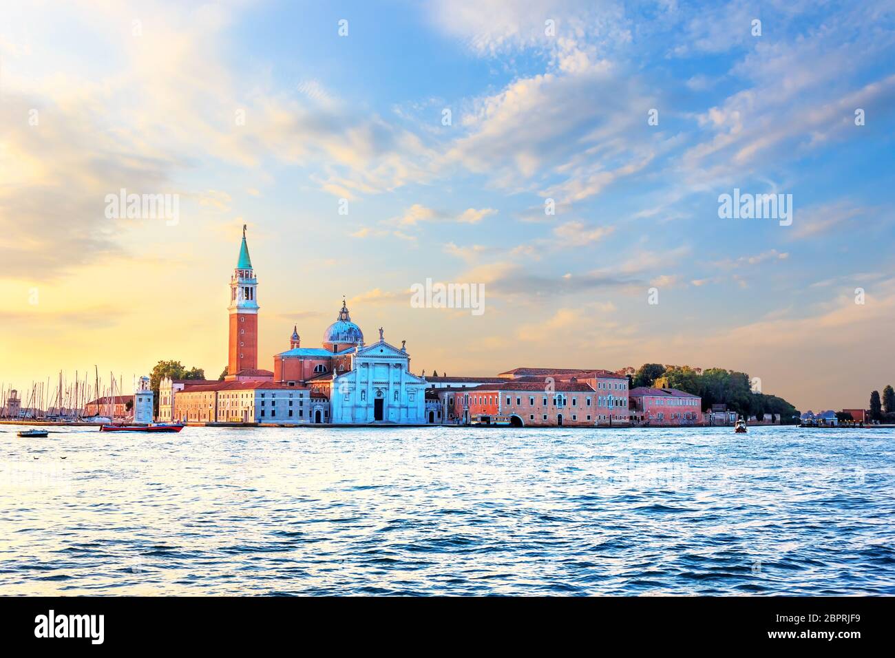 San Giorgio Maggiore Island view in Venice, Italy. Stock Photo