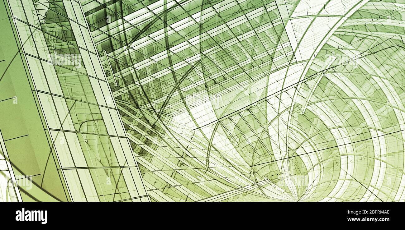 Architecture Drawing Abstract Background as an Industry Concept Stock