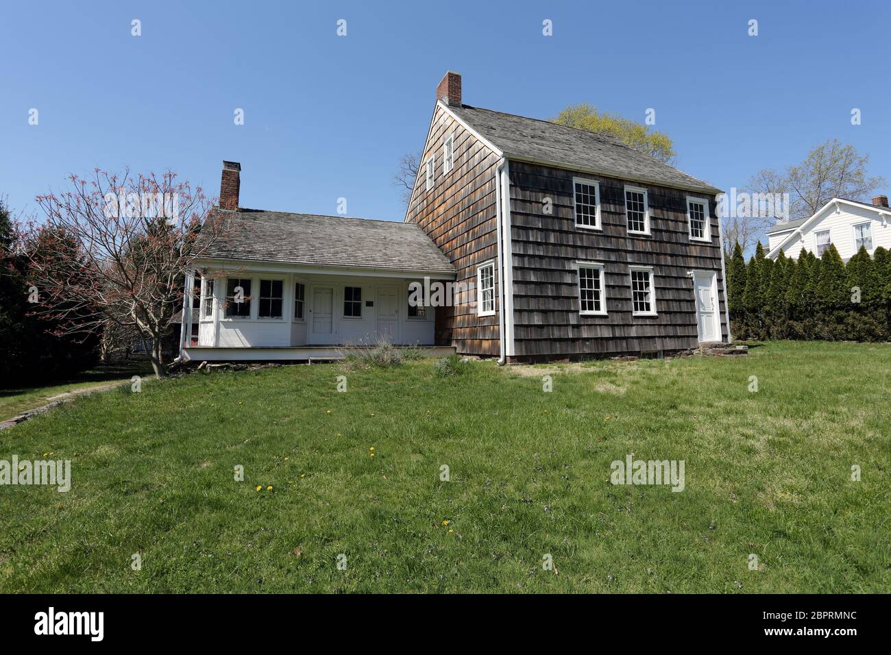 Historic Hawkins Homestead Stony Brook Long Island New York Stock Photo