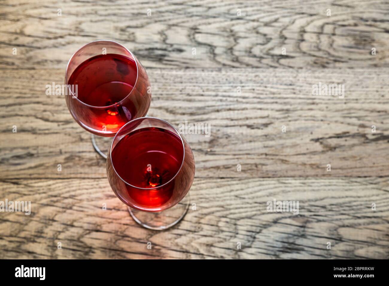 Glass of rose wine Stock Photo Alamy