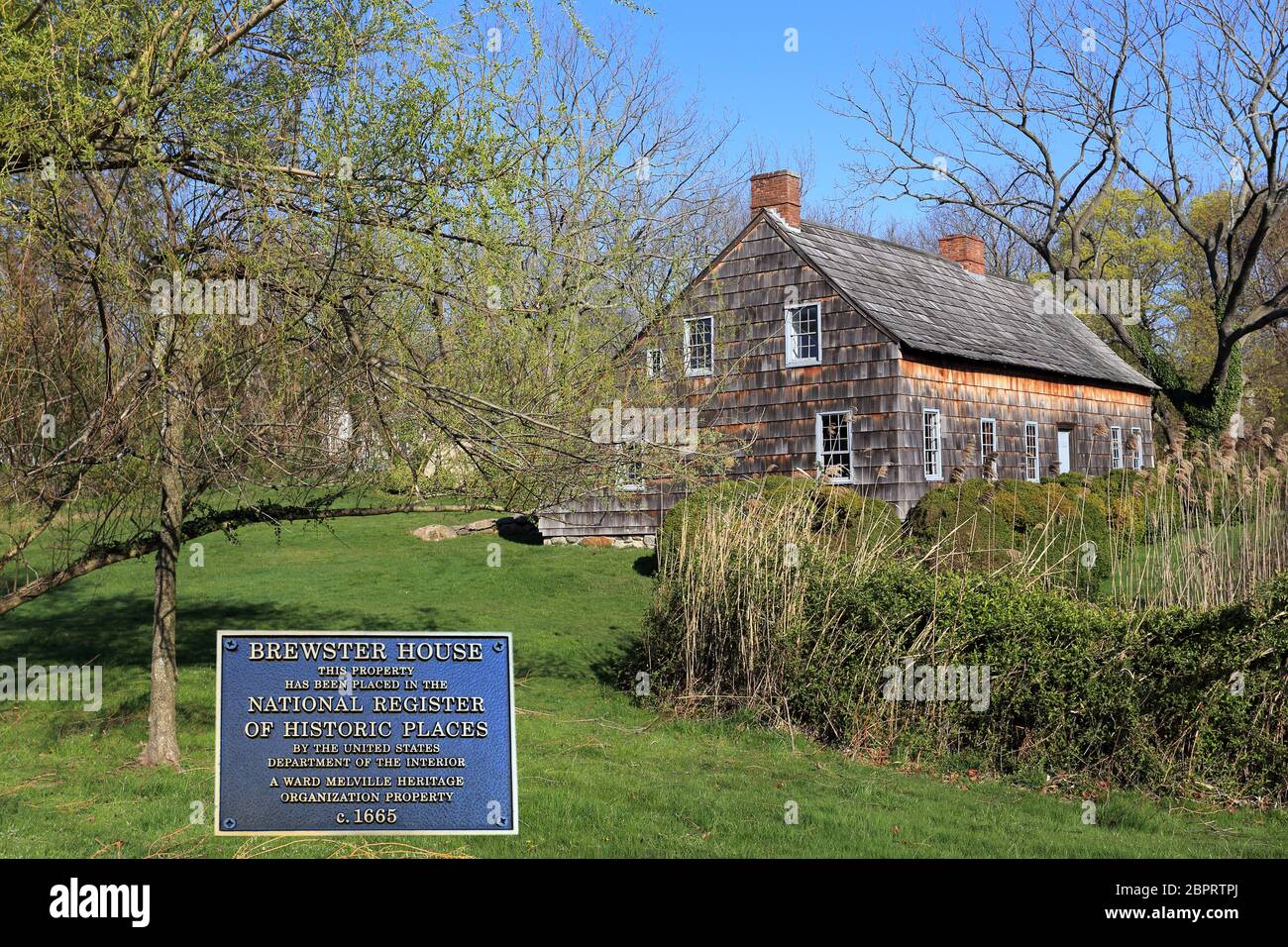 The Brewster House, a Revolutionary War era historic house Setauket