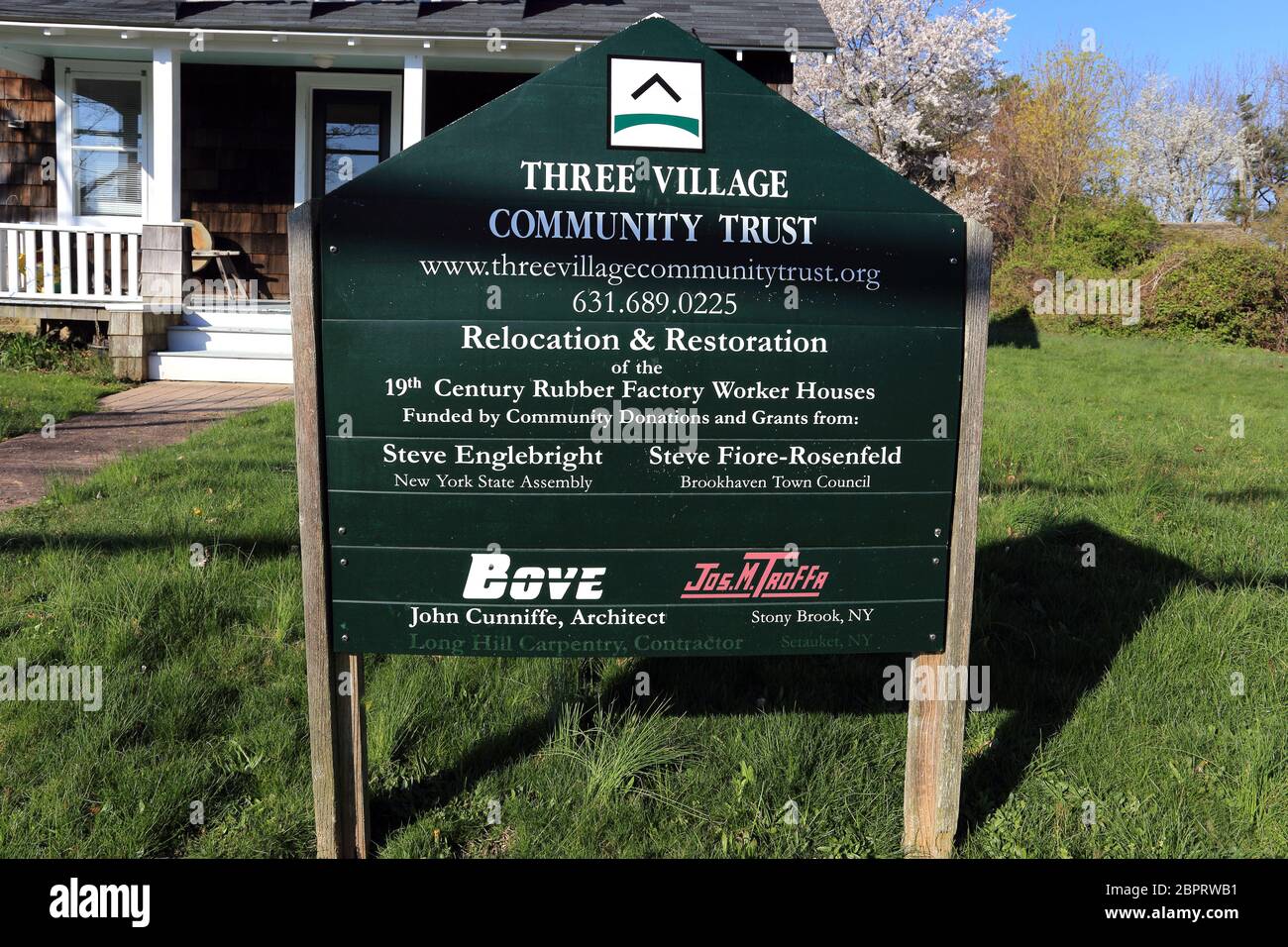Three Village Community Trust office Setaiket Long Island New York Stock Photo