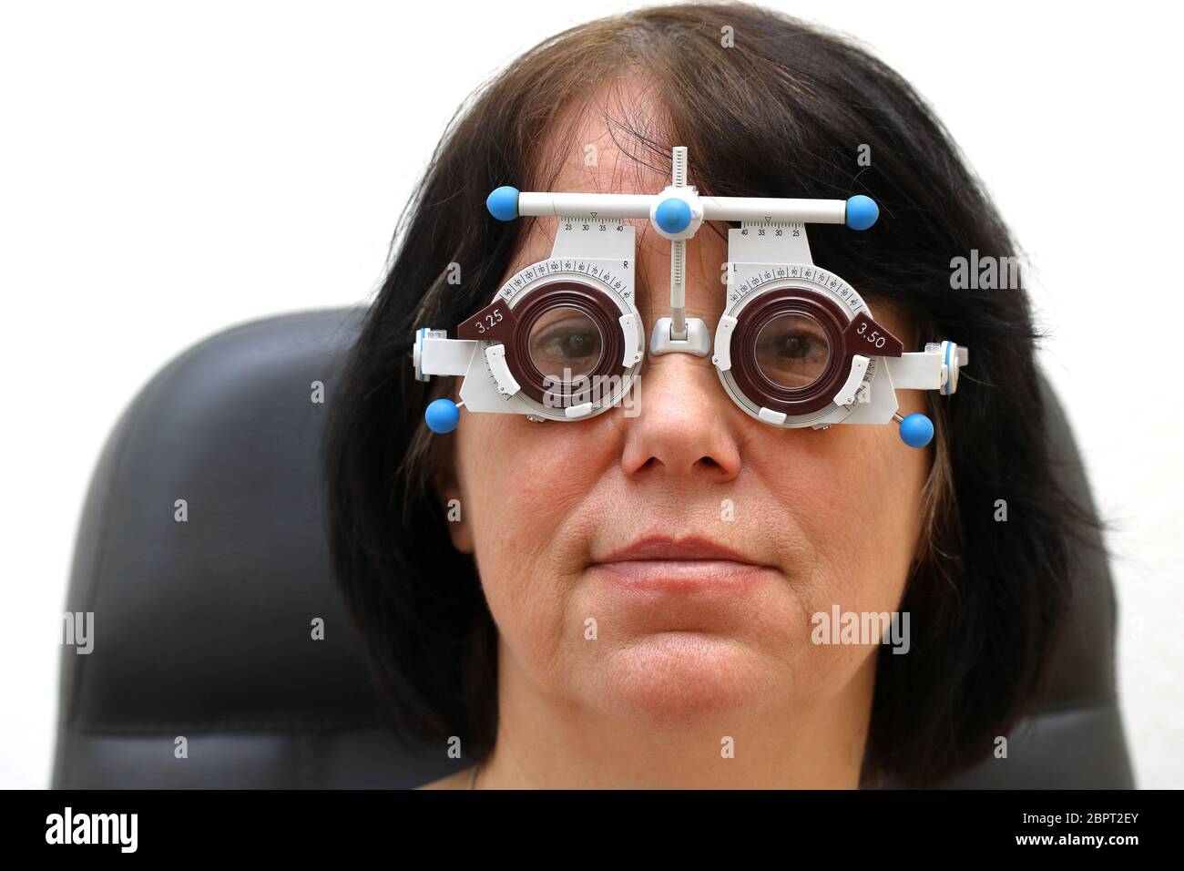 Beim Optiker Stock Photo