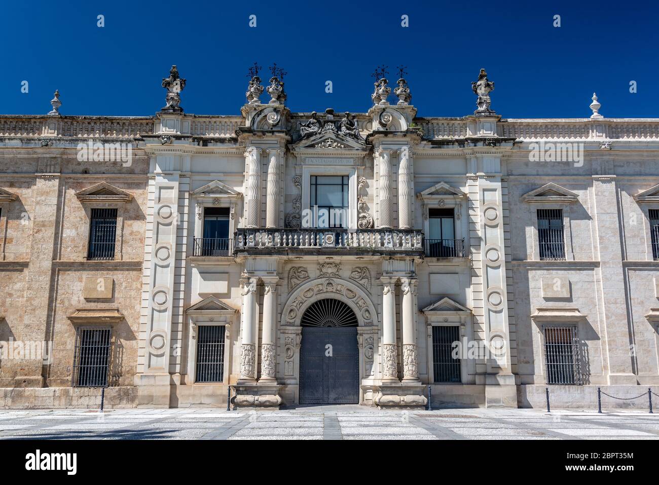 Old historic law school building in Seville, Spain Stock Photo Alamy
