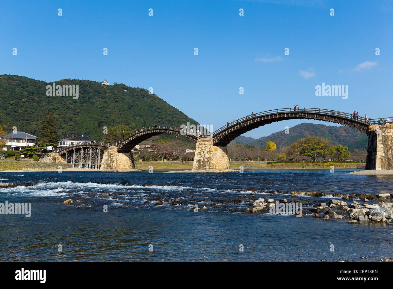 Japanese Kintai bridge Stock Photo - Alamy