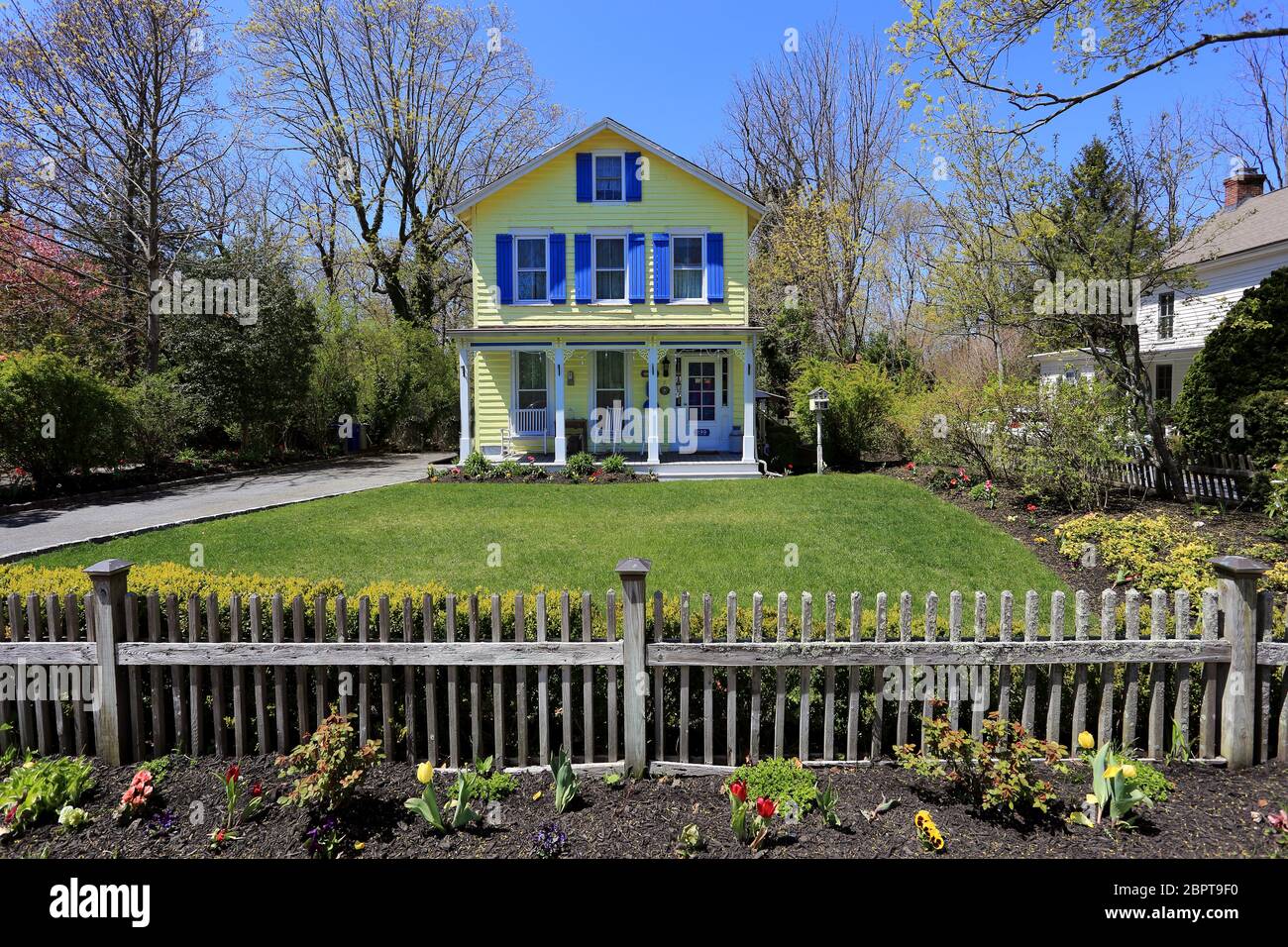 Private home Stony Brook Long Island New York Stock Photo Alamy