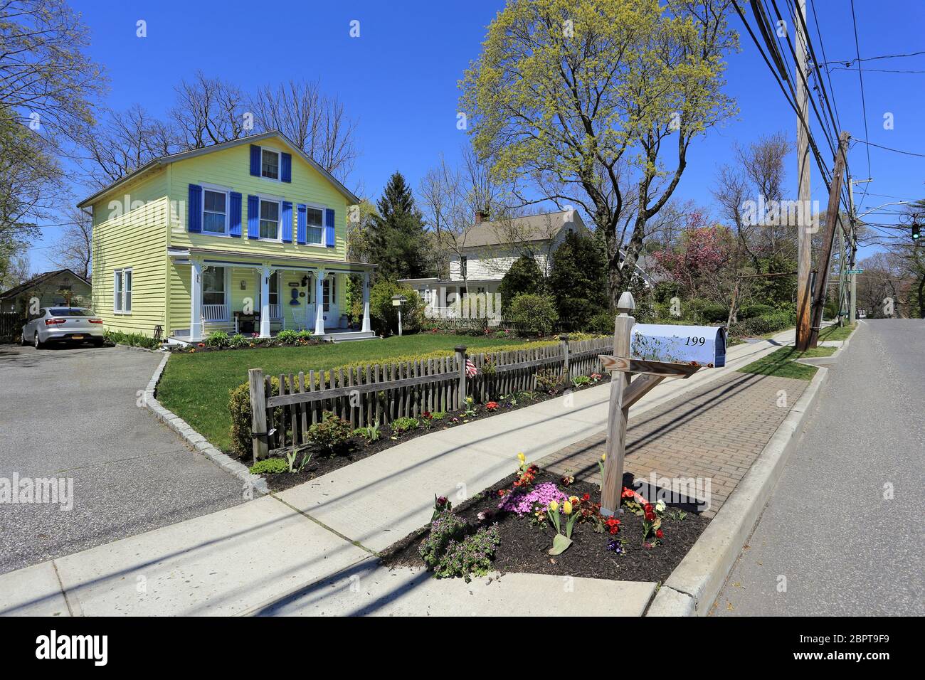 Private home Stony Brook Long Island New York Stock Photo Alamy