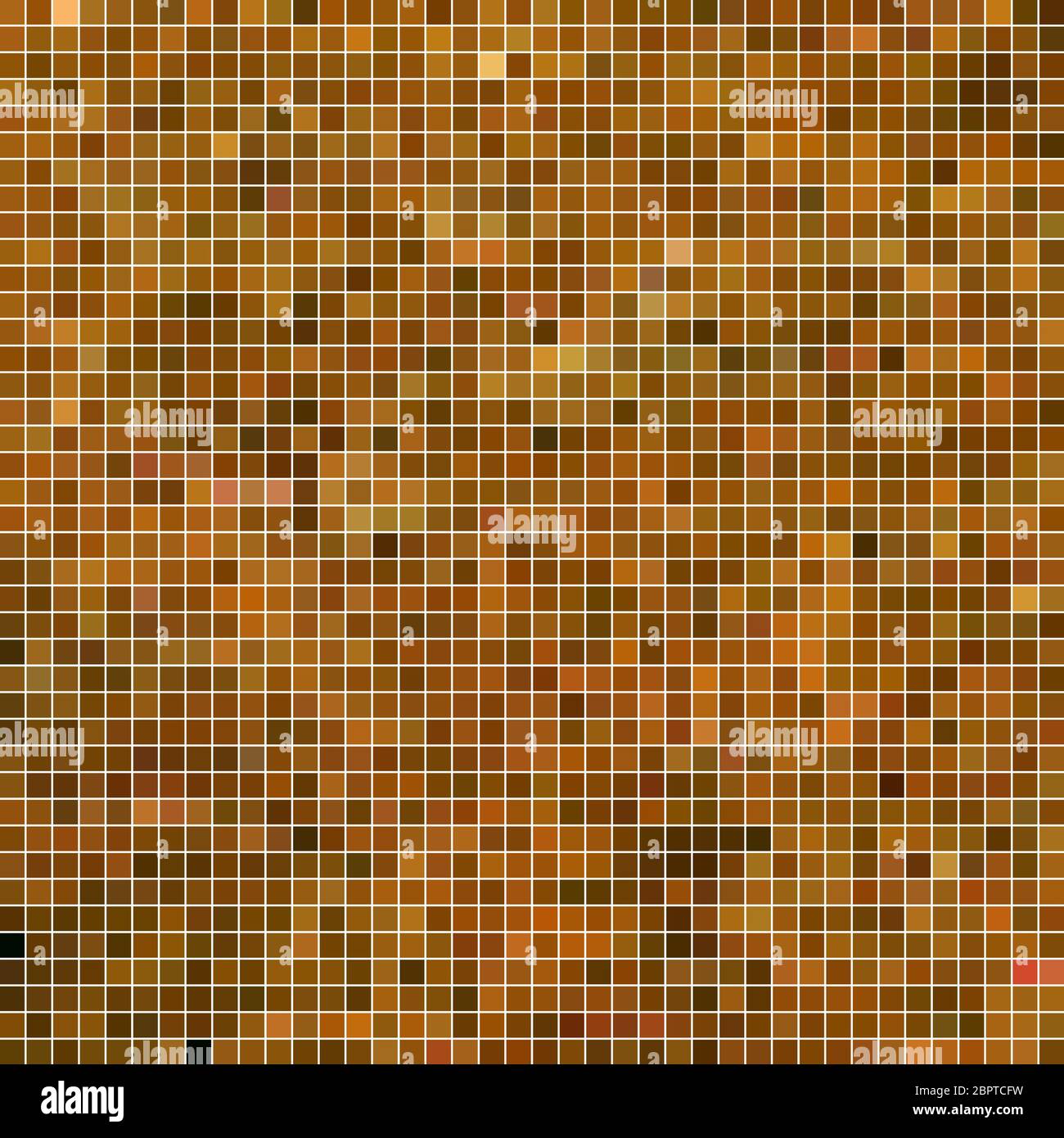 abstract square pixel mosaic background - orange Stock Photo - Alamy