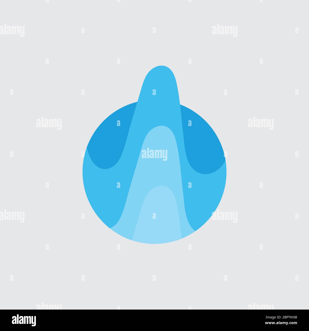 Water wave vector illustration design background Stock Vector Image ...