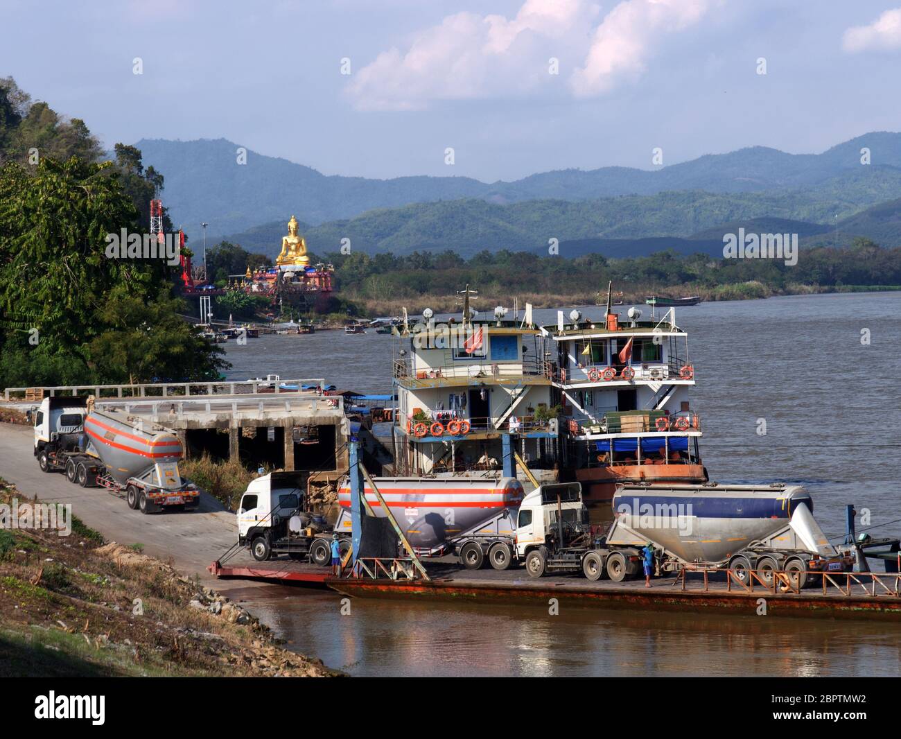 Golden Triangle Special Economic Zone In Laos Stock Photo - Alamy