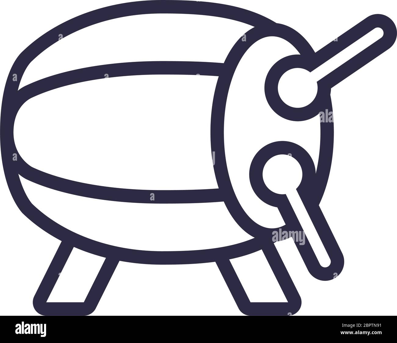 drum instrument line style icon Stock Vector Image & Art - Alamy