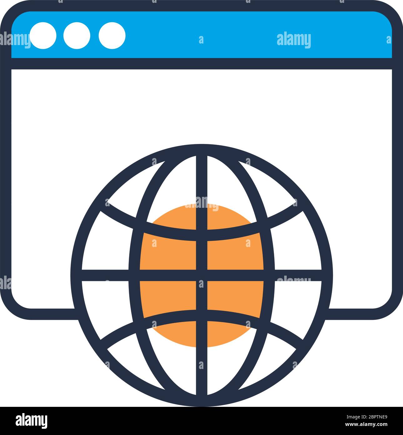 template with sphere browser fill style Stock Vector Image & Art - Alamy