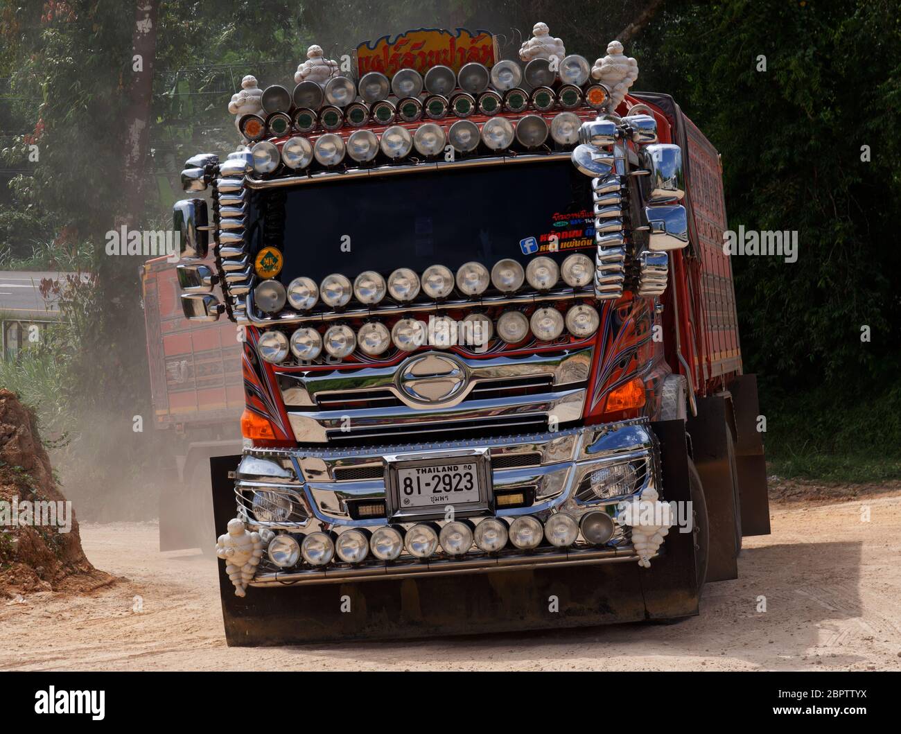 Decorated truck in Thailand Stock Photo Alamy