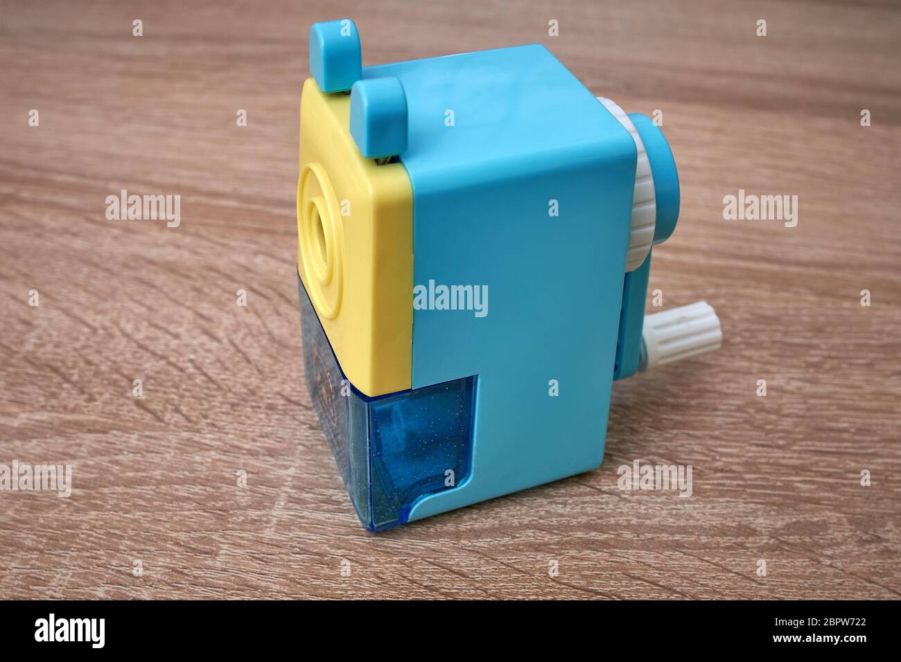 Manual pencil sharpener pencils Stock Photo Alamy