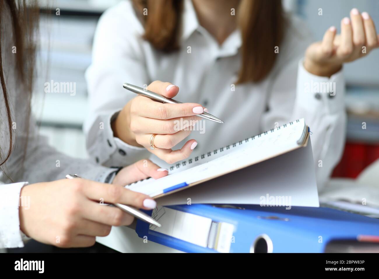 Smart businesspeople working Stock Photo