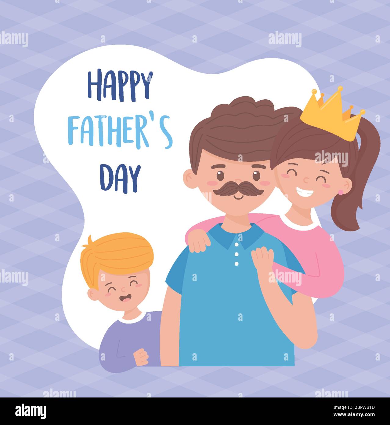 Father son and daughter design, Fathers day celebration and love ...