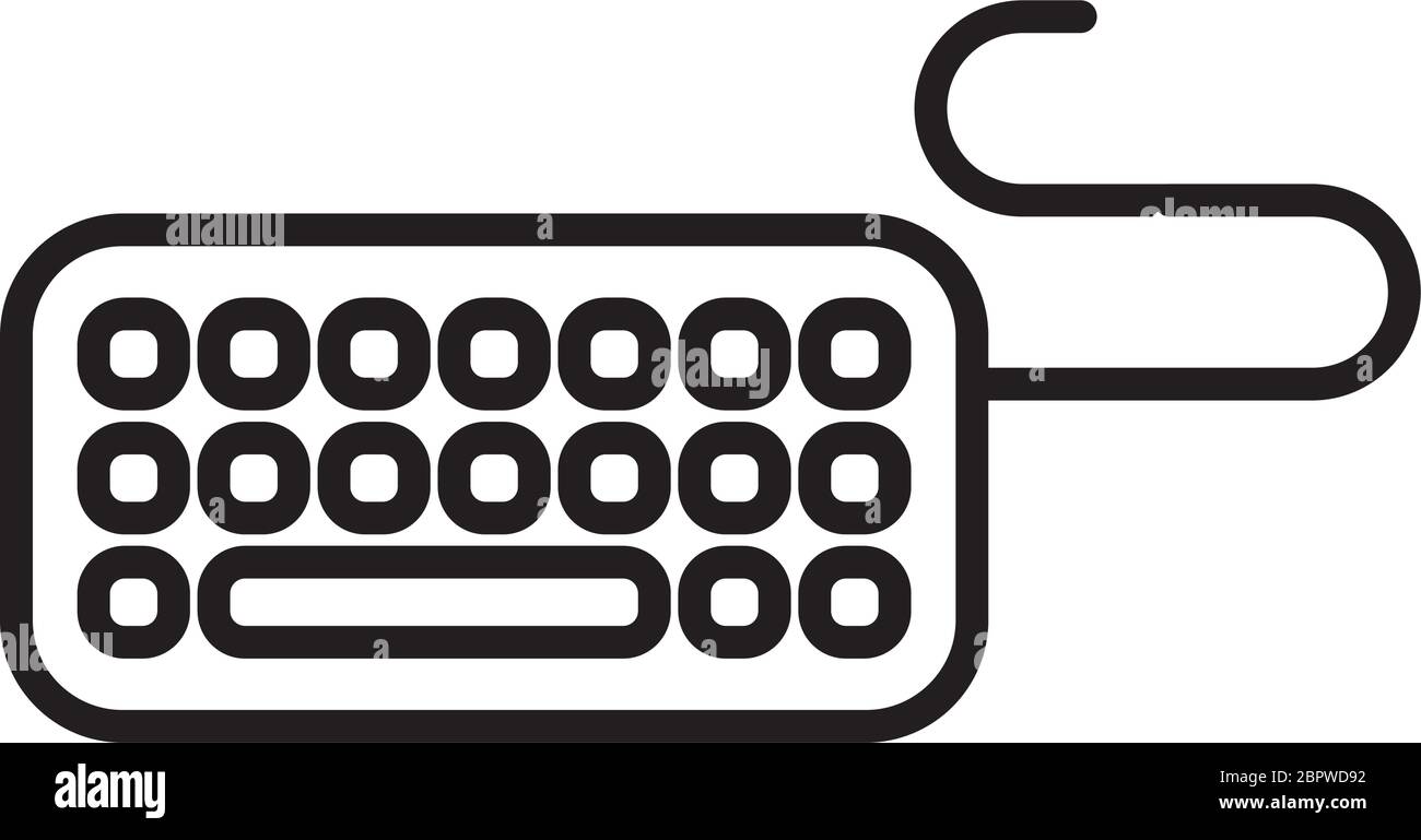 Responsive icon line style Black and White Stock Photos & Images - Alamy