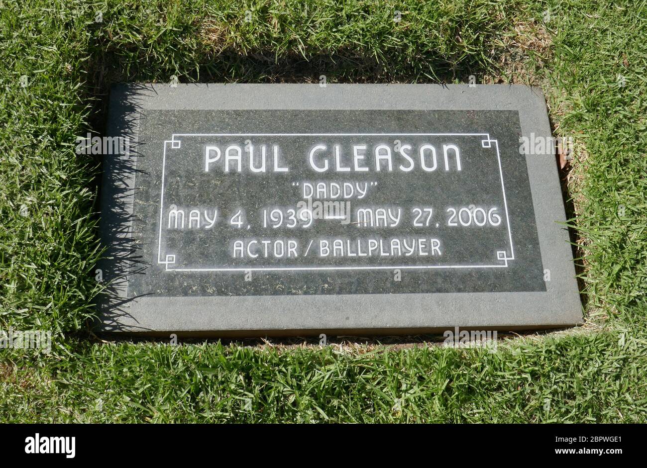 Los Angeles, California, USA 19th May 2020 A general view of atmosphere of Paul Gleason's grave at Pierce Brothers Westwood Village Memorial Park on May 19, 2020 in Los Angeles, California, USA. Photo by Barry King/Alamy Stock Photo Stock Photo