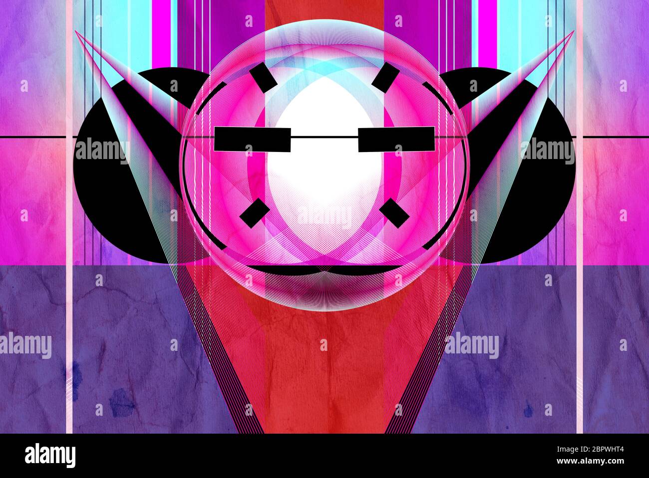 Retro Raster Abstract retro raster color background with geometric objects Stock ...