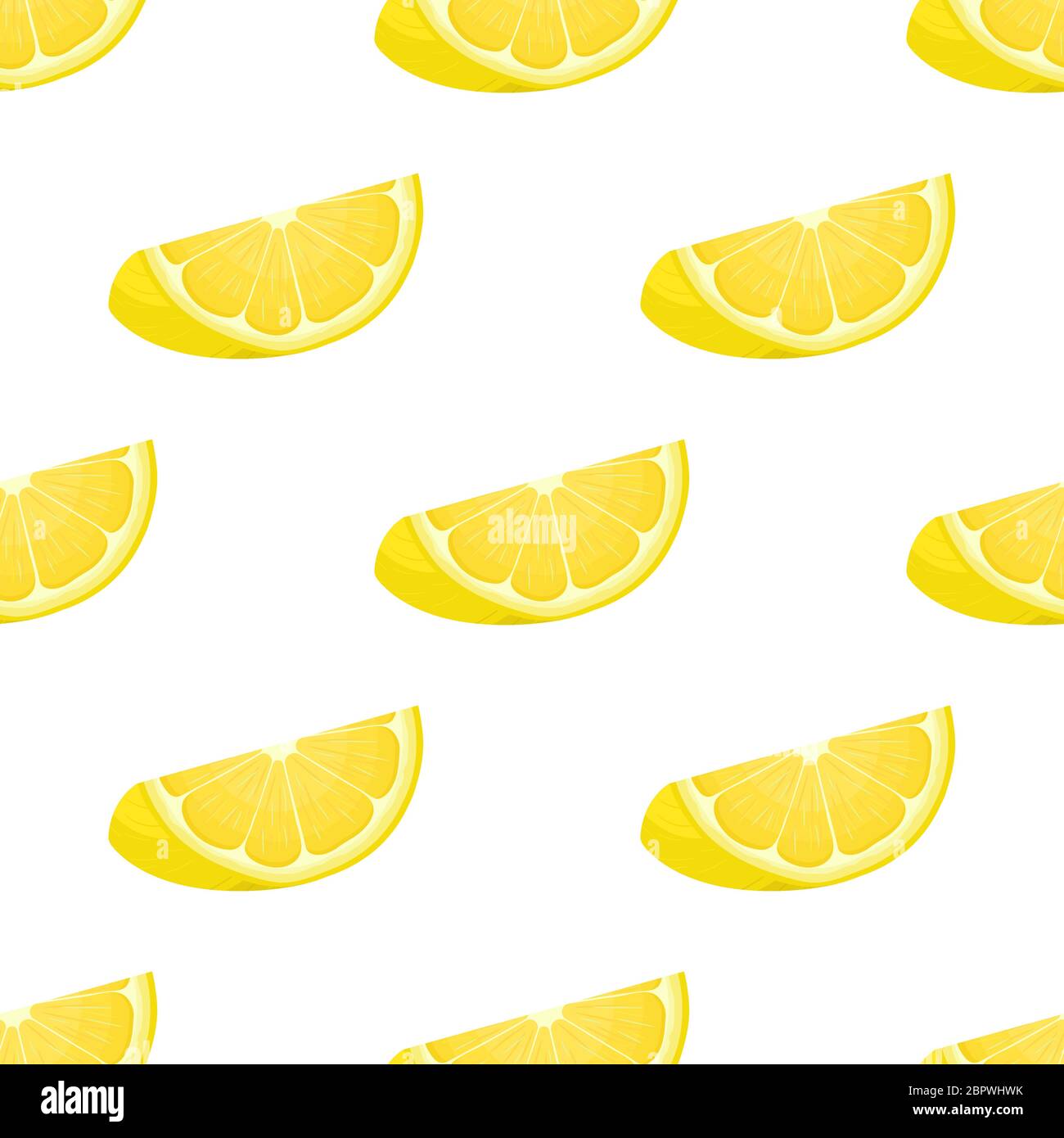 Seamless pattern with fresh bright exotic cut slice lemon fruit on ...