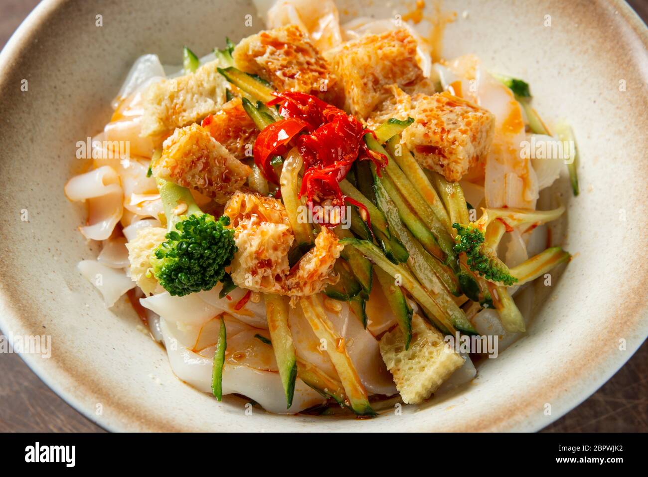 Delicious Cold Rice Noodles,Shanxi snacks Stock Photo Alamy