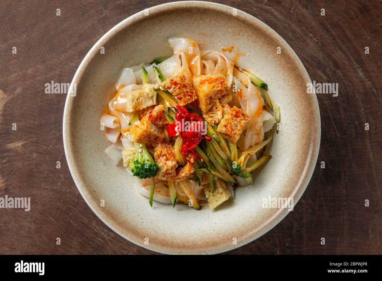 Delicious Cold Rice Noodles,Shanxi snacks Stock Photo Alamy