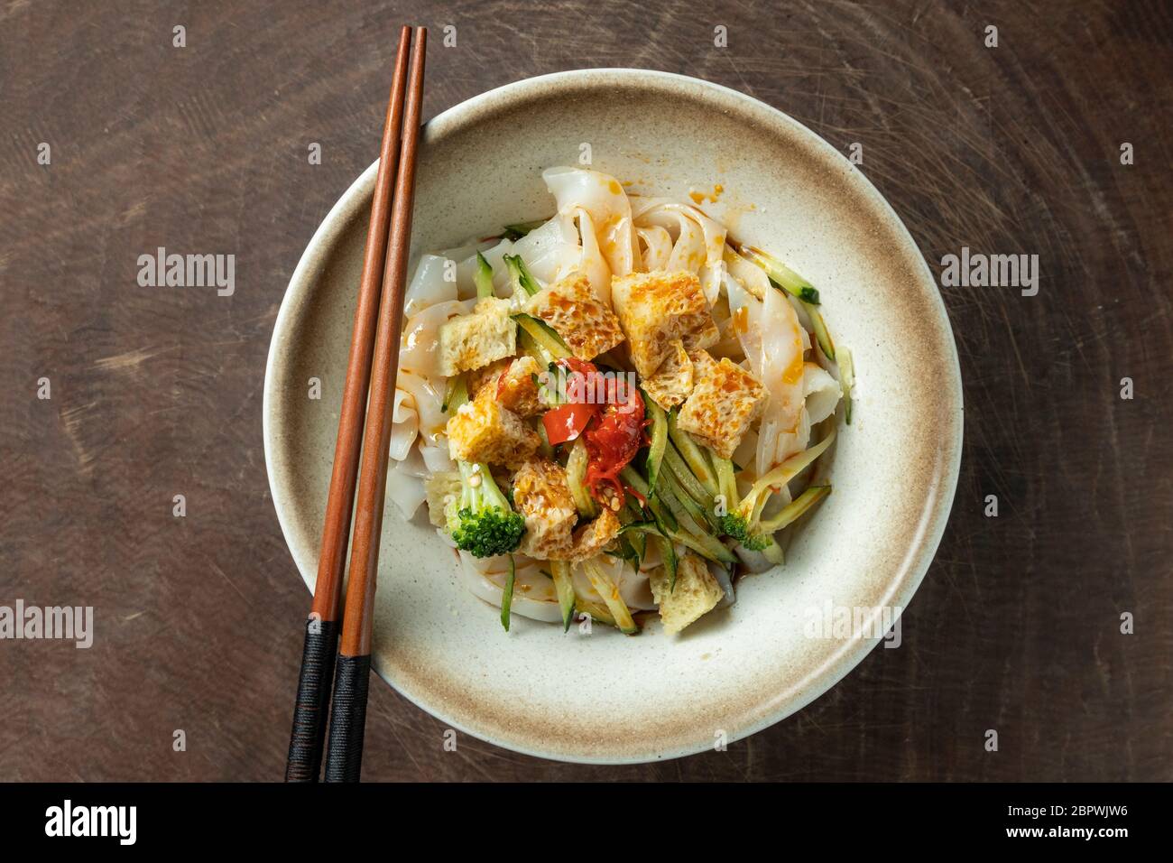 Delicious Cold Rice Noodles,Shanxi snacks Stock Photo Alamy
