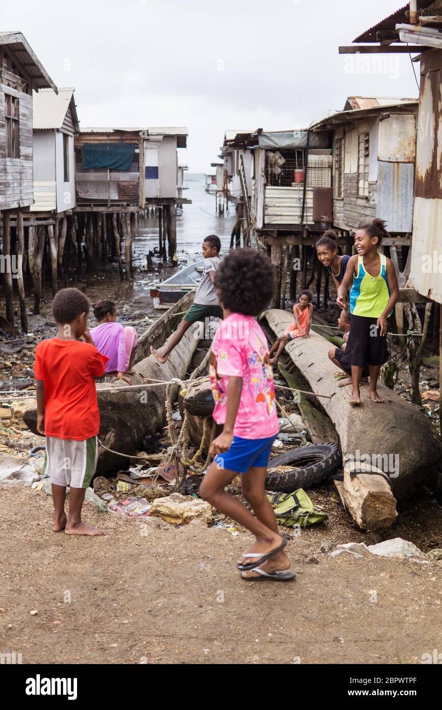 Port moresby papua new guinea poverty hires stock photography and