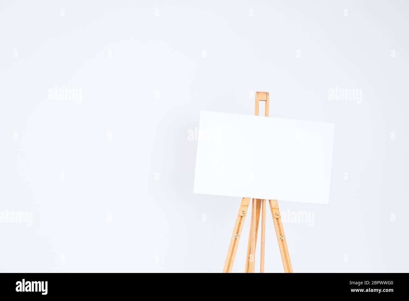 White canvas with for text space Stock Photo
