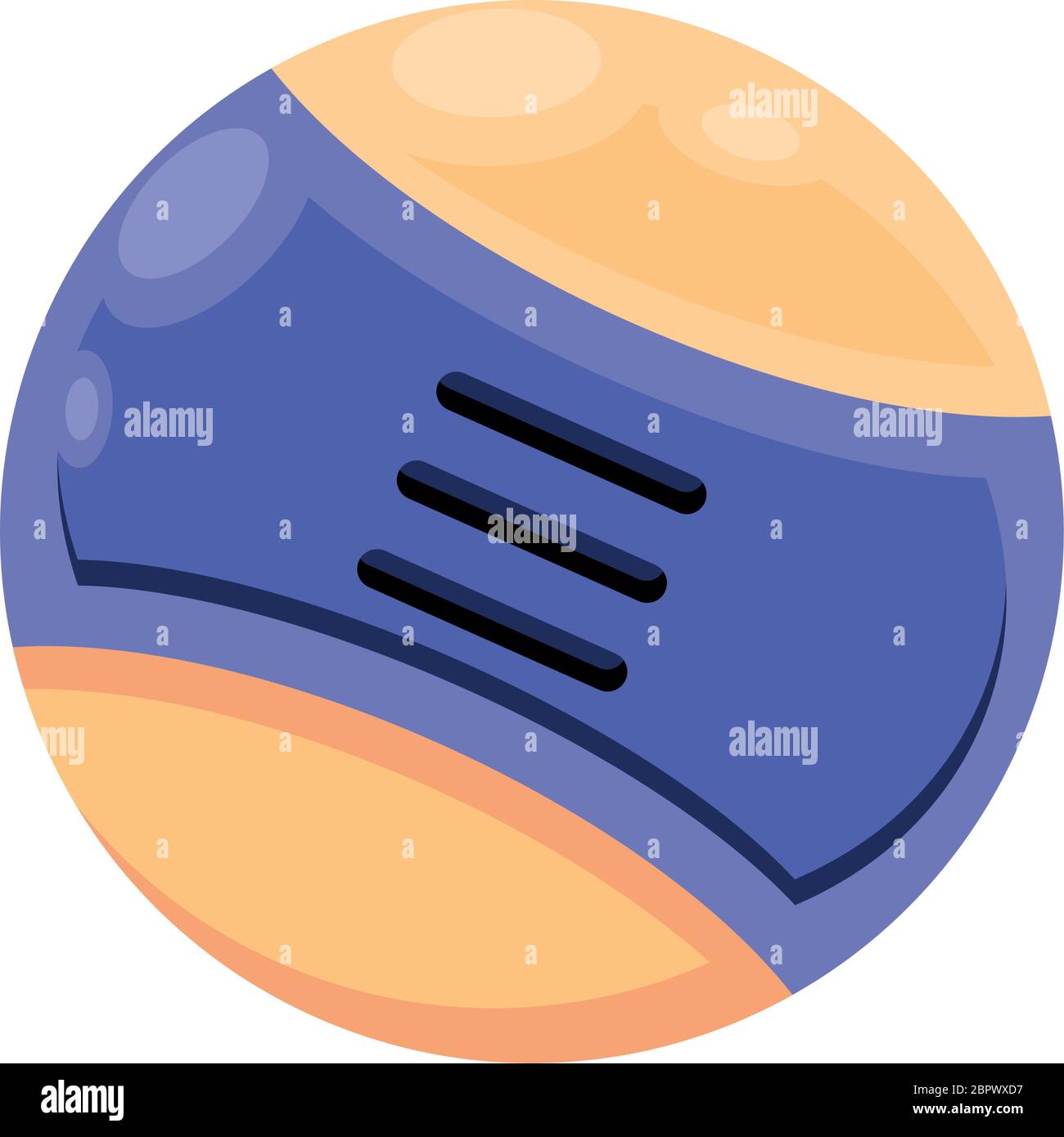 medicine ball on white background vector illustration design Stock