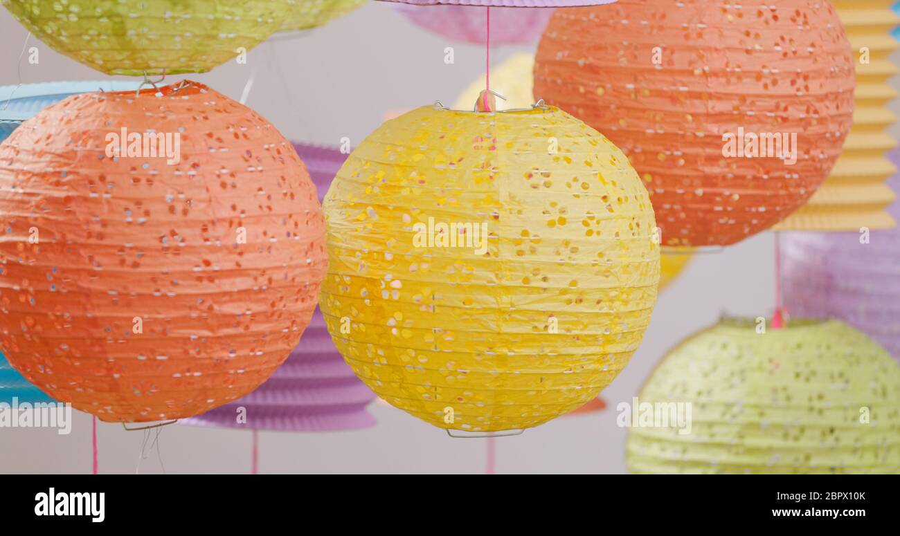 Mid autumn festival Chinese lantern Stock Photo - Alamy
