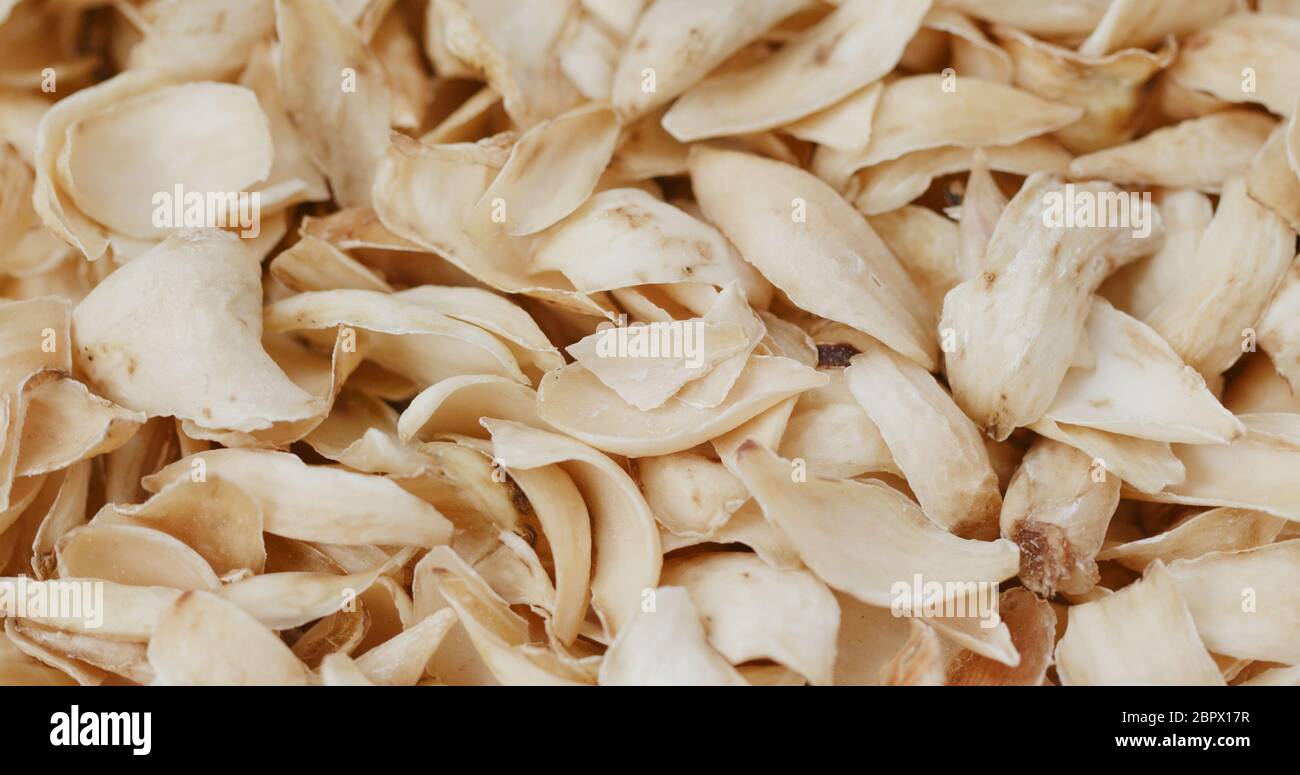 Dry dried lily bulb Stock Photo - Alamy