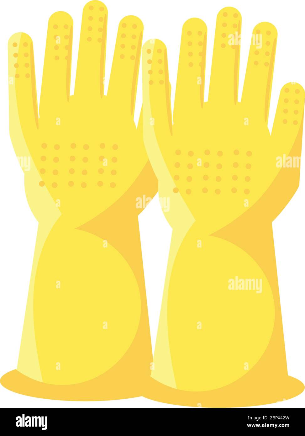 cleaning gloves on white background vector illustration design Stock Vector Image & Art Alamy
