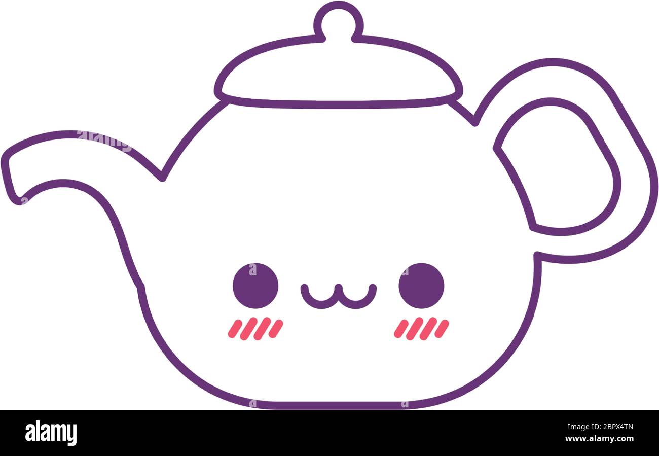 tea kettle cartoon line style icon design, Kawaii food cute expression character funny and emoticon theme Vector illustration Stock Vector Image & Art - Alamy tea kettle cartoon line style icon design, Kawaii food cute expression character funny and emoticon theme Vector illustration Stock Vector Image & Art - Alamy