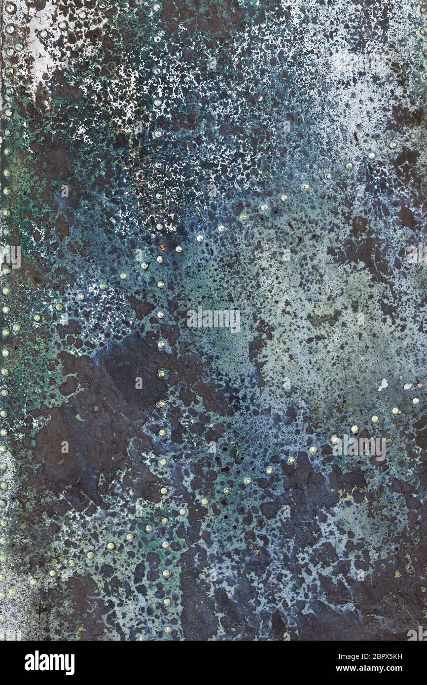 Texture old aluminum surface rivets hires stock photography and images Alamy