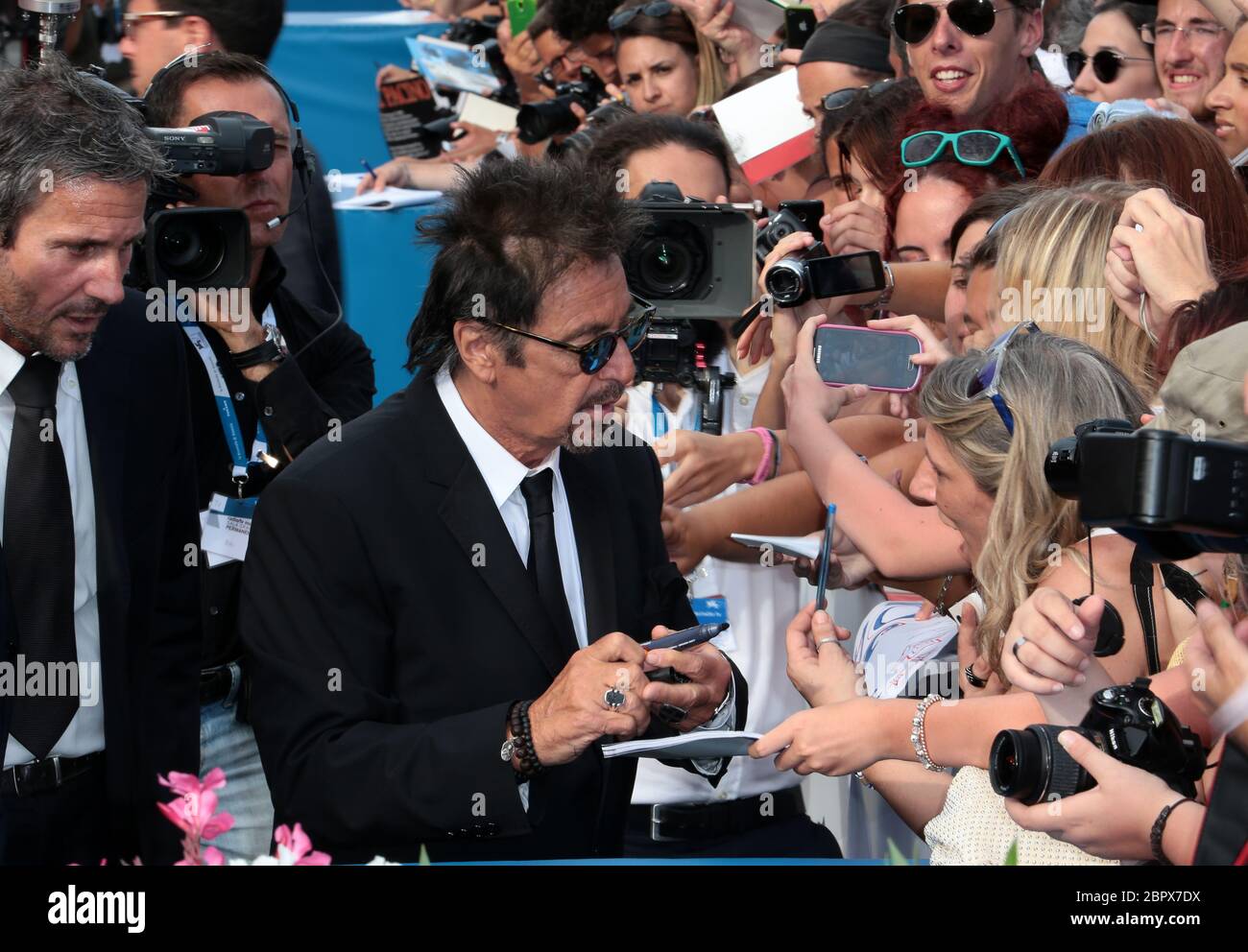 VENICE, ITALY - AUGUST 30:  Al Pacino attend 'Manglehorn' premiere during the 71st Venice Film Festival on August 29, 2014 in Venice, Italy. Stock Photo