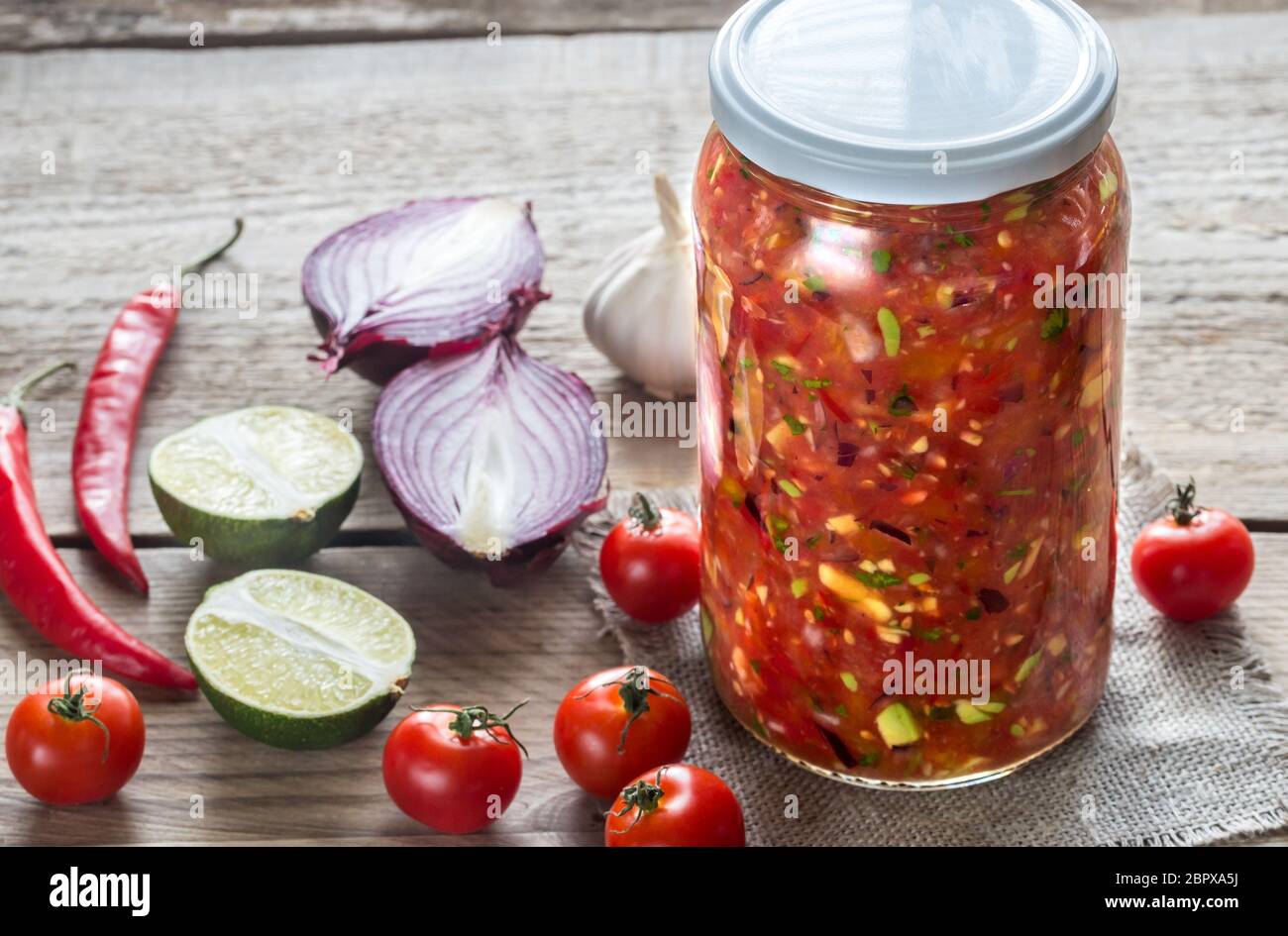 Download Jar Of Salsa High Resolution Stock Photography And Images Alamy PSD Mockup Templates
