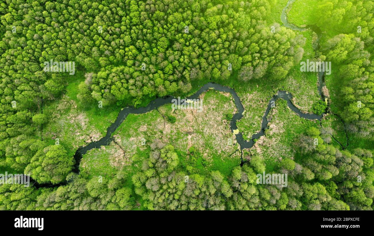 Winding River Aerial High Resolution Stock Photography and Images - Alamy