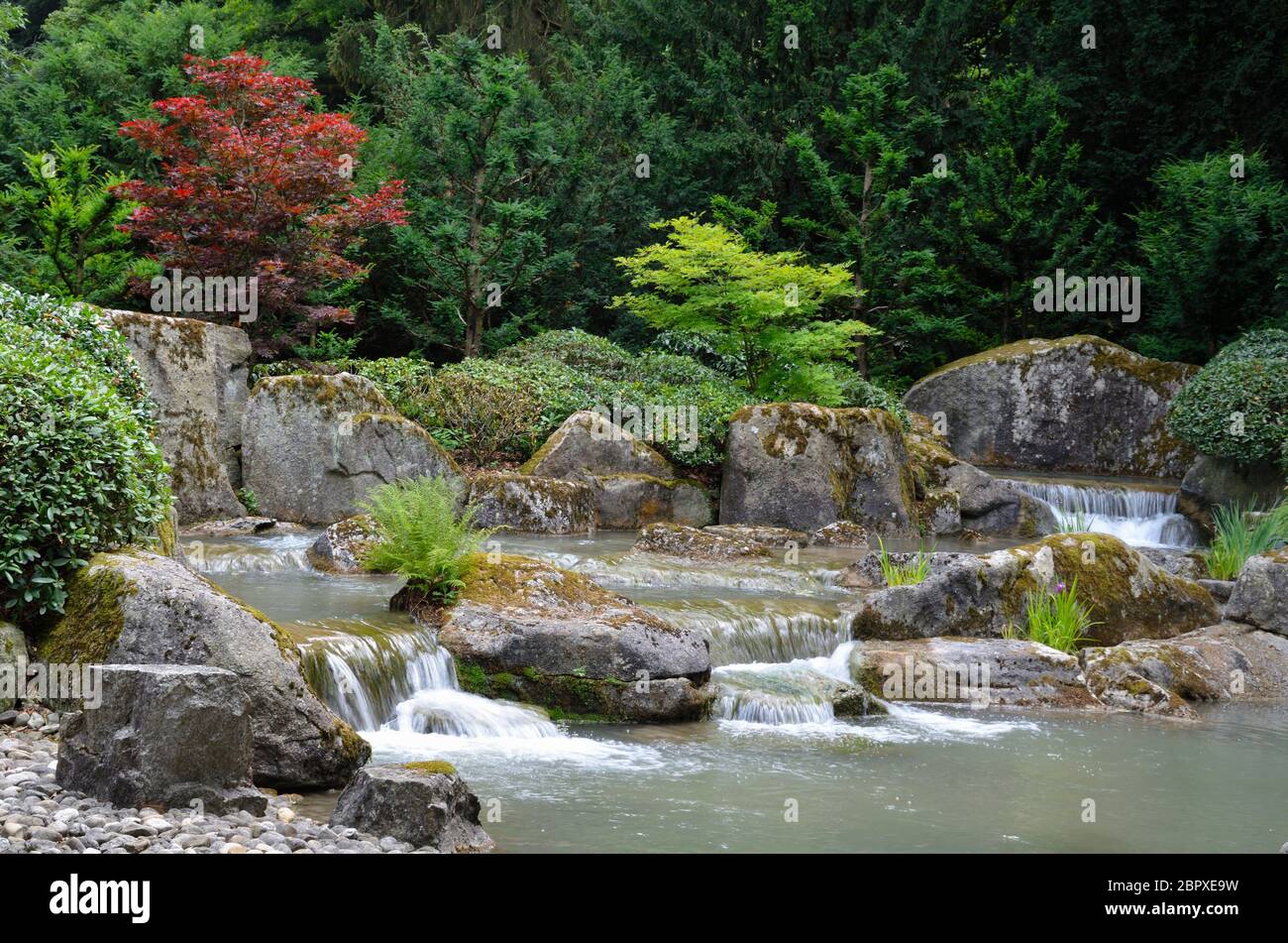 Japan-Garten Augsburg Stock Photo