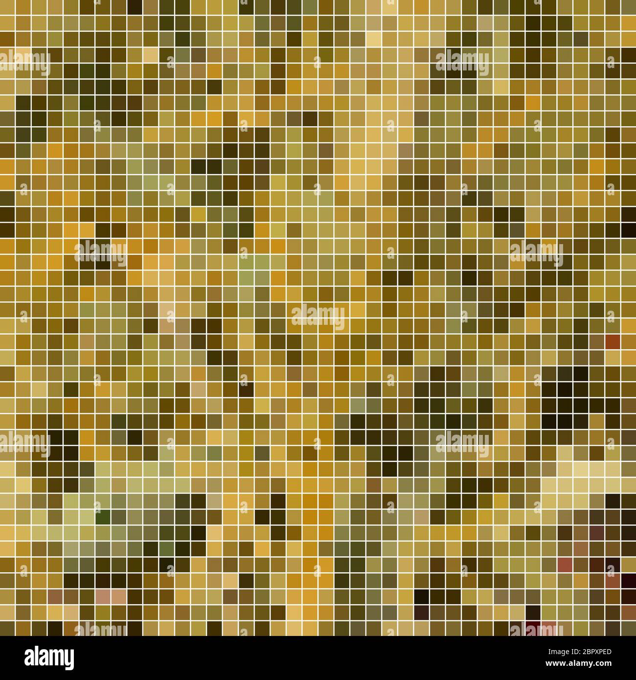 abstract square pixel mosaic background - yellow Stock Photo - Alamy