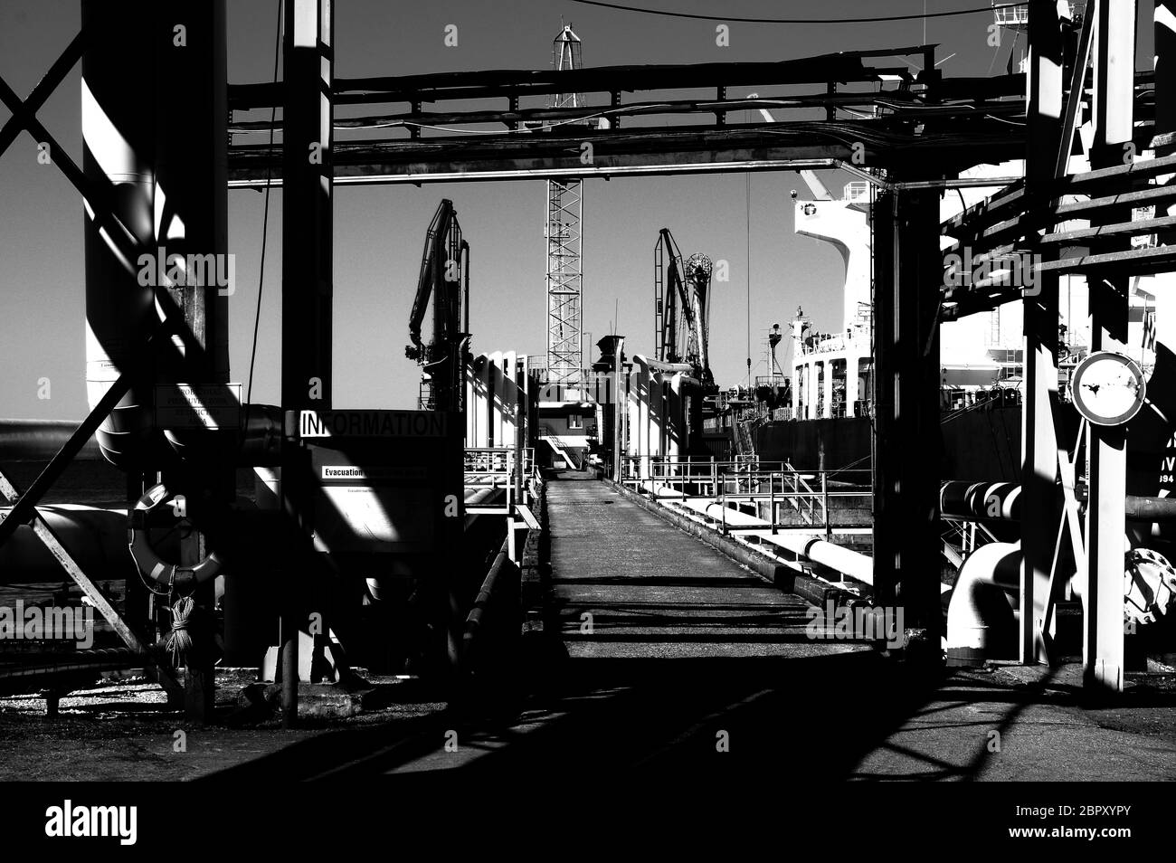 Industrial zone,The equipment of oil refining, Industrial area Stock