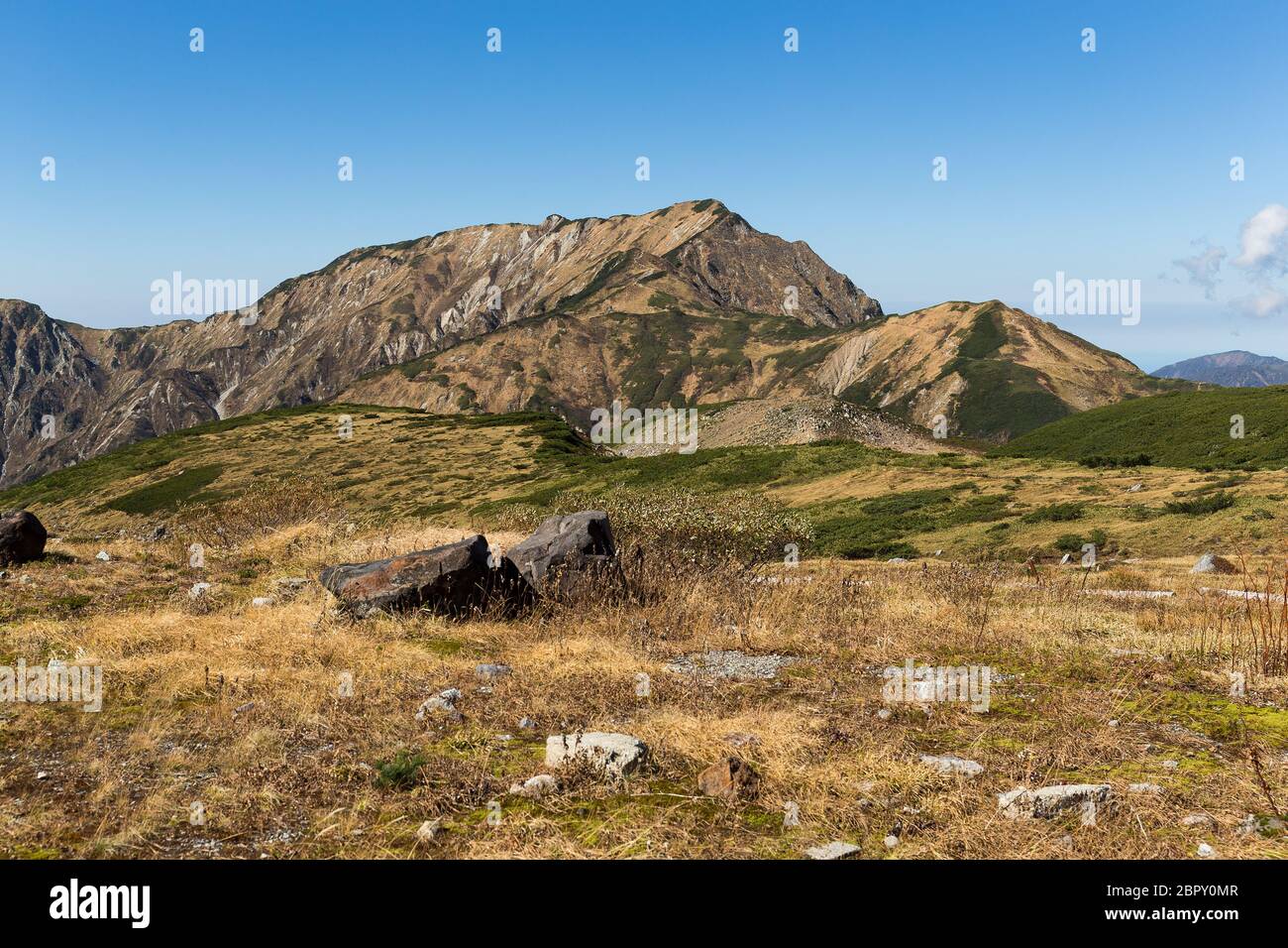 Tateyama Kurobe Alpine Route Stock Photo