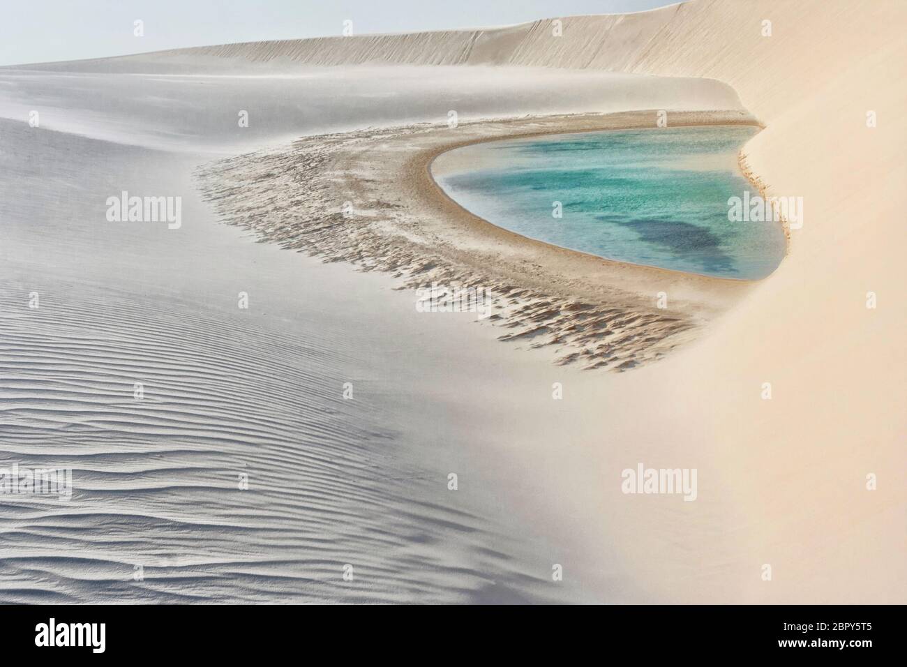 like a natural eye, lake in the desert Stock Photo - Alamy