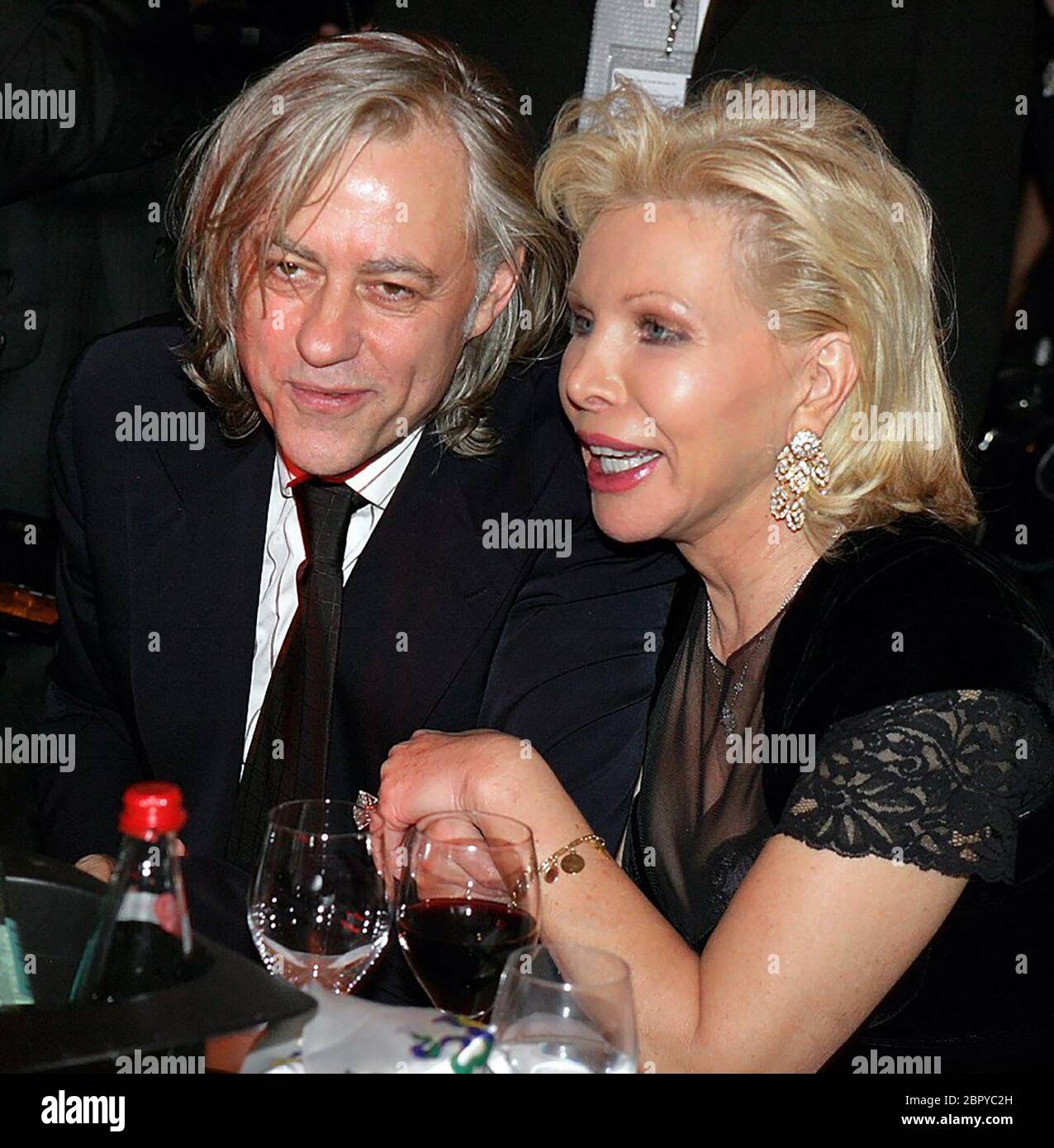 UNESCO Benefiz-Gala in Köln 2008 - Charity Stars Bob Geldof und Ute Ohoven Stock Photo