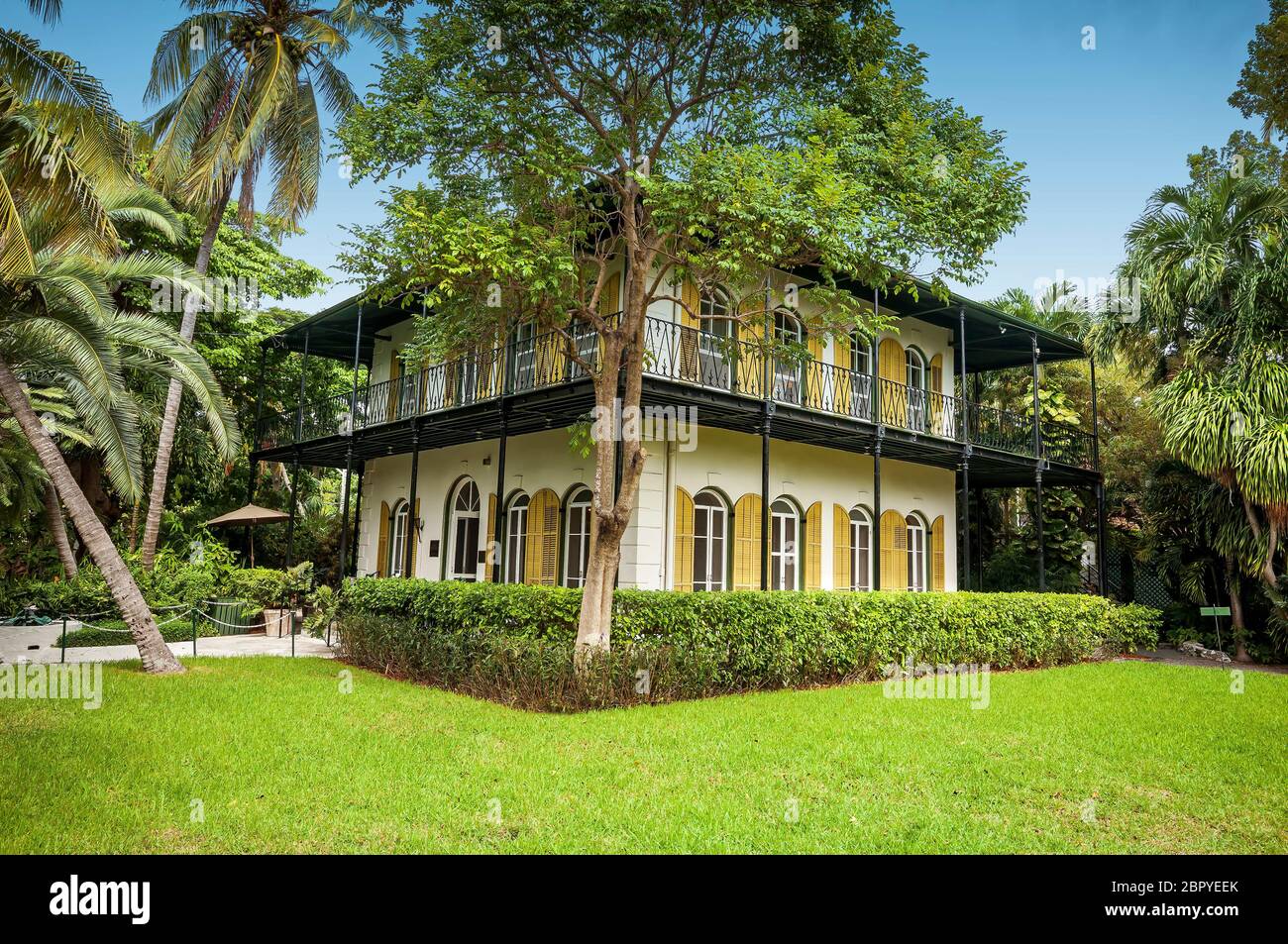 The Ernest Hemingway Home and Museum,key west,florida,usa Stock Photo
